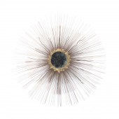 VINTAGE BRUTALIST IRON SUNBURS