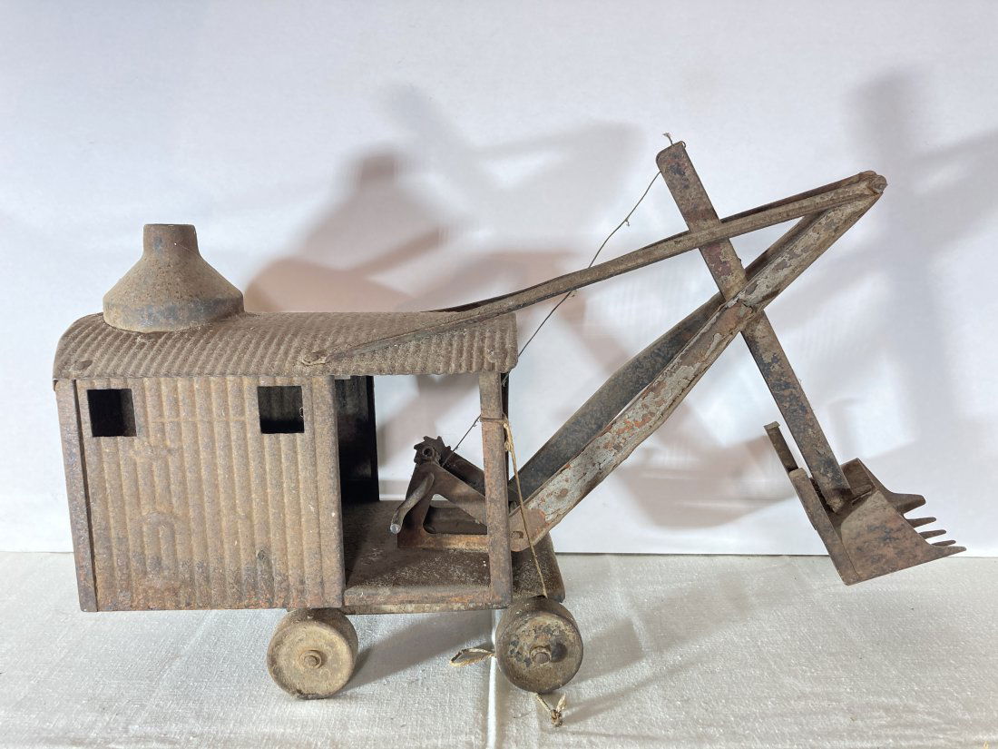 VINTAGE BUDDY L PRESSED STEEL STEAM