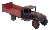 VINTAGE BUDDY L TOY DUMP TRUCK
