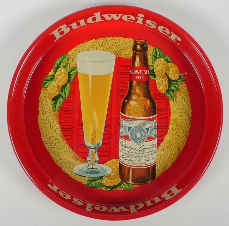 VINTAGE BUDWEISER BEER TRAYMade