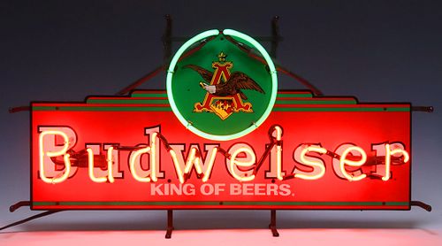 VINTAGE BUDWEISER NEON BAR