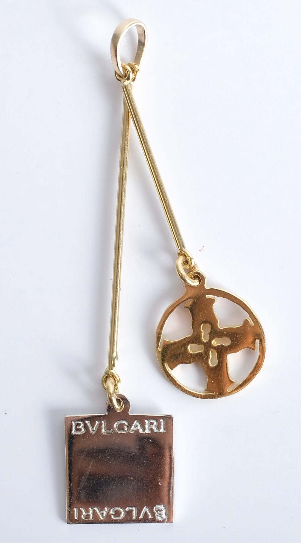 VINTAGE BULGARI BVLGARI 18K YG & WG