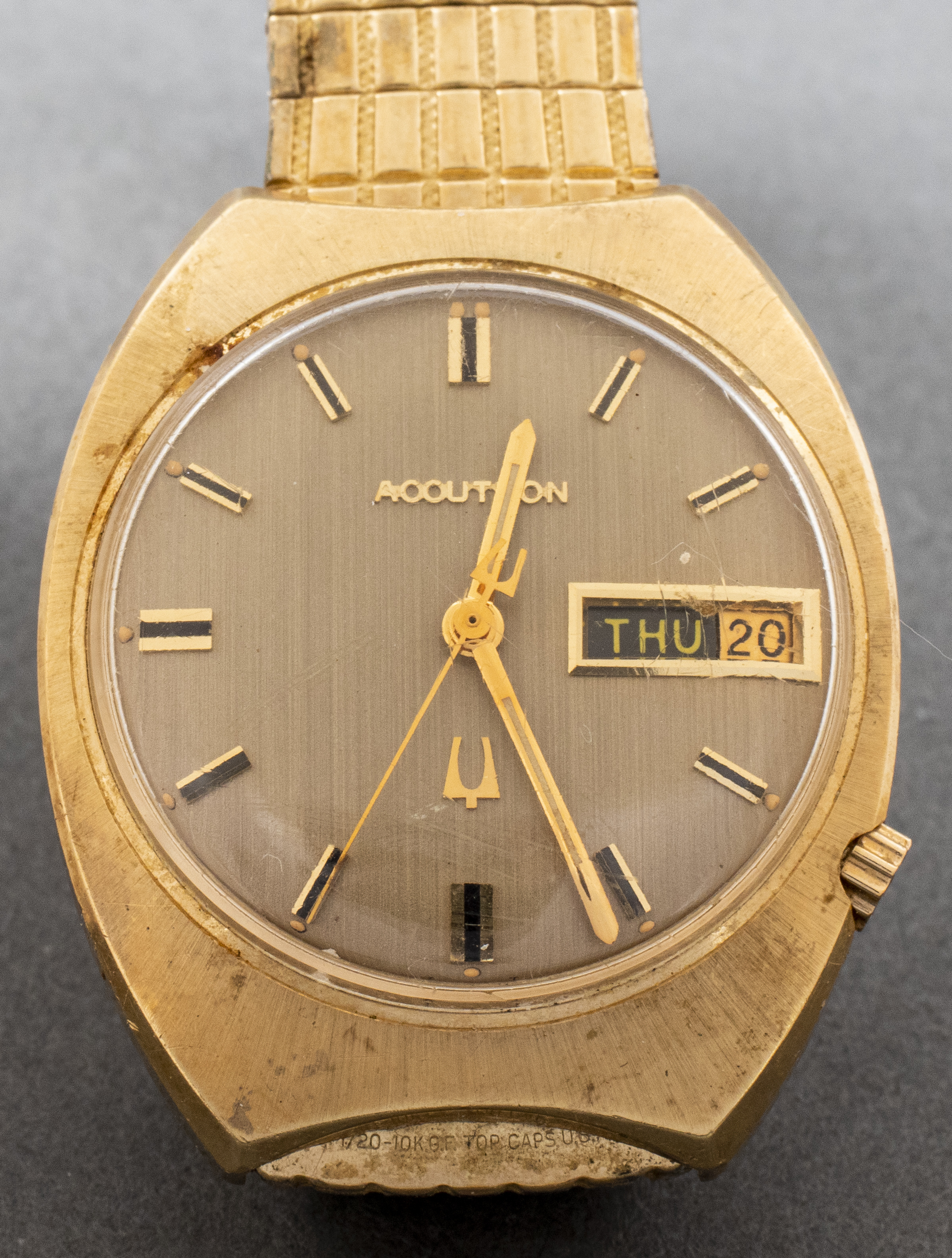 VINTAGE BULOVA ACCUTRON 14K