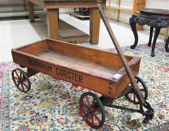 VINTAGE BURNHAM COASTER WAGON The