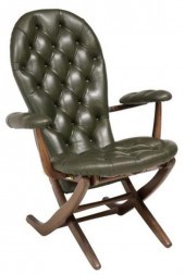 VINTAGE BUTTON-TUFTED ADJUSTAB