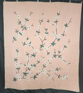Vintage c1940 Applique Dogwood