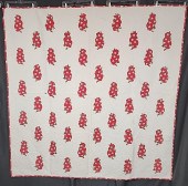 Vintage c1940 Appliqued Cat Qu