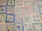 Vintage c1940 YoYo Quilt or be