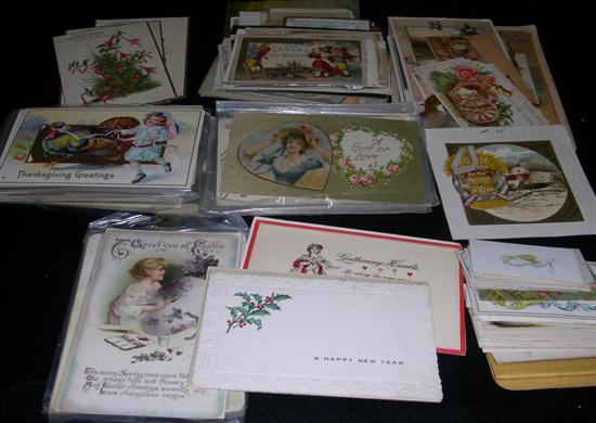 Vintage calling cards  post