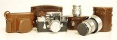 Vintage cameras and accessorie