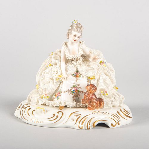 VINTAGE CAPODIMONTE STYLE PORCELAIN