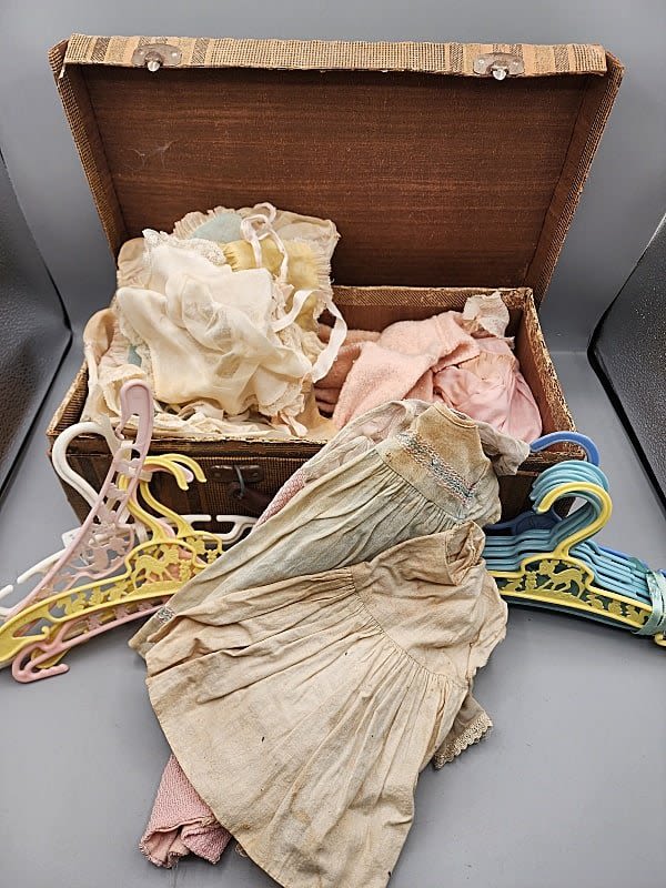 Vintage Cardboard Doll Trunk