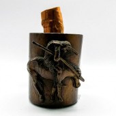 VINTAGE CARL WAGNER BRONZE MUG