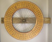 VINTAGE CARNIVAL GAME WHEEL WI