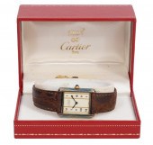 VINTAGE CARTIER VERMEIL TANK Q
