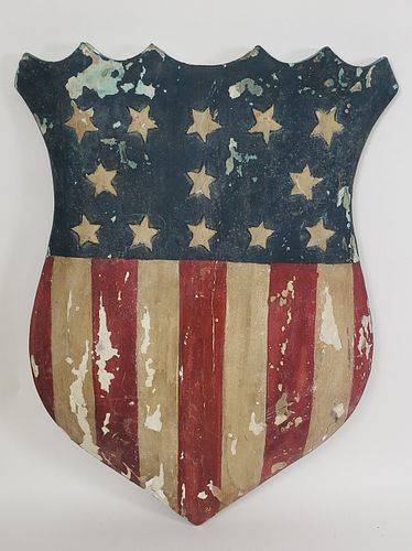 VINTAGE CARVED AND PAINTED AMERICAN
