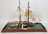 VINTAGE CARVED AND PAINTED WHA