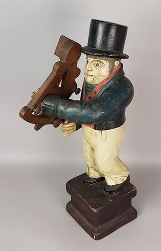 VINTAGE CARVED AND PAINTED WOOD