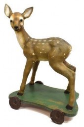 VINTAGE CARVED & PAINTED WOOD