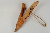VINTAGE CARVED WOOD HALIBUT HO