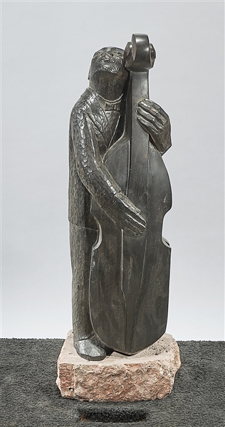 Vintage carved wood sculpture