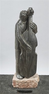 Vintage carved wood sculpture