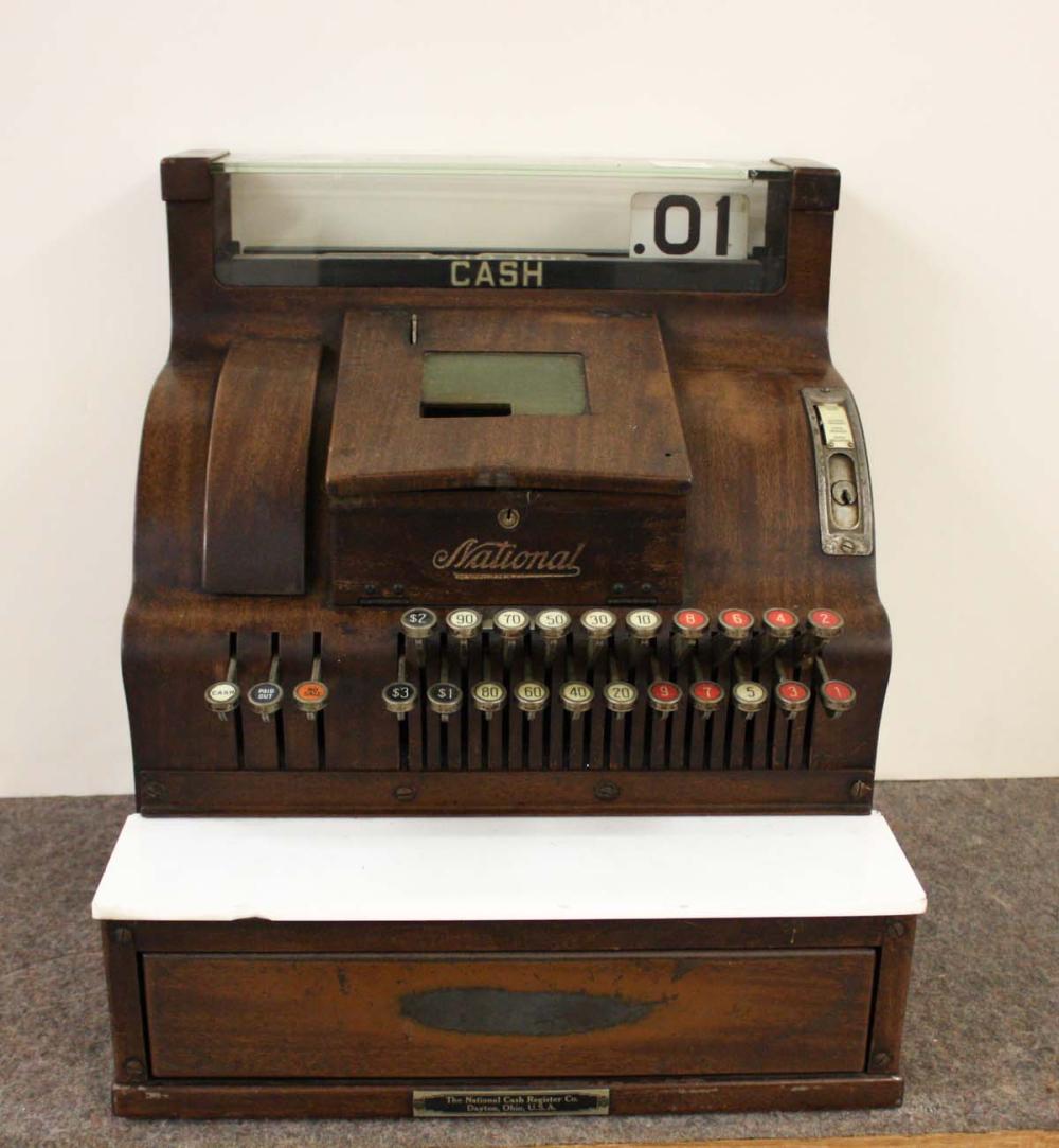 VINTAGE CASH REGISTER, THE NATIONAL