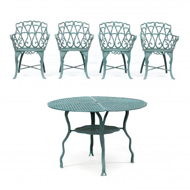 VINTAGE CAST ALUMINUM GARDEN