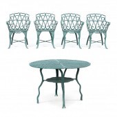 VINTAGE CAST ALUMINUM GARDEN T