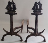 VINTAGE CAST IRON ANCHOR AND S