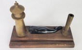 VINTAGE CAST IRON AND BRASS FI