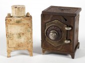 VINTAGE CAST IRON BANKSLot of