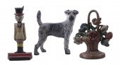 VINTAGE CAST IRON DOORSTOPS -