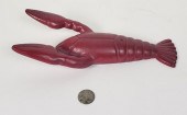 VINTAGE CAST IRON FIGURAL LOBS