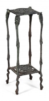 VINTAGE CAST IRON PLANT STAND