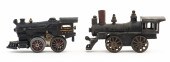 VINTAGE CAST IRON TOY TRAINS,