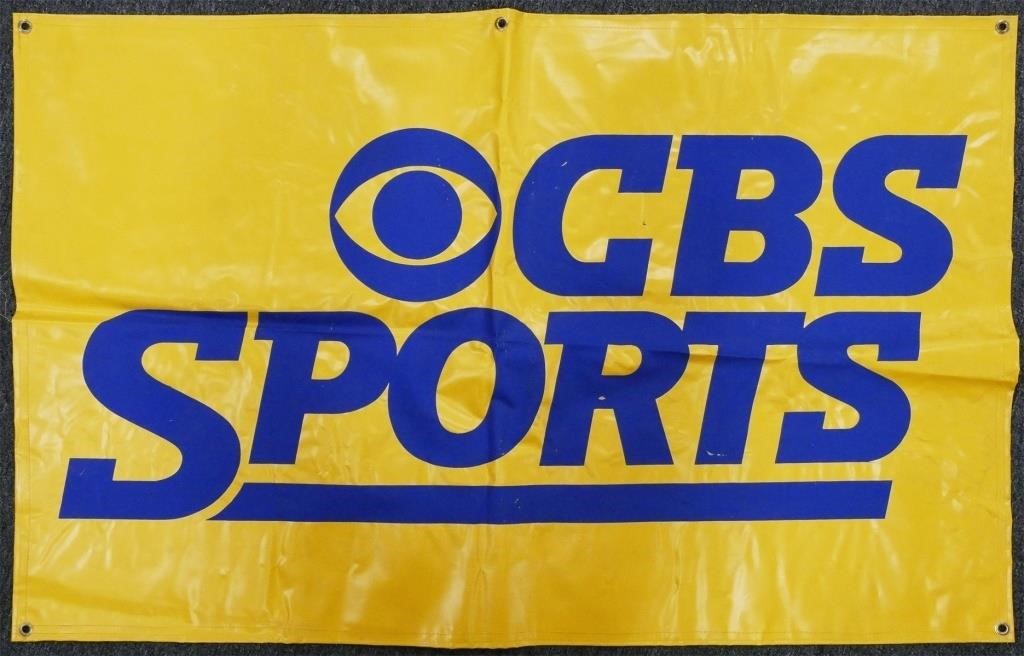 VINTAGE CBS SPORTS BANNERCBS Sports