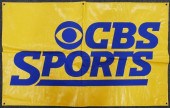 VINTAGE CBS SPORTS BANNERCBS S