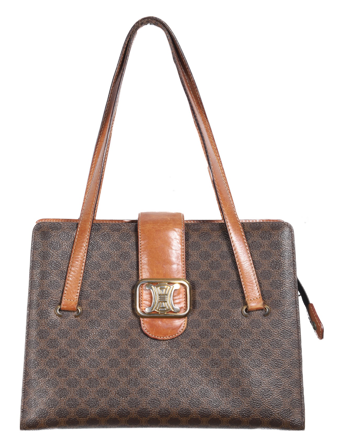 Vintage Celine macadam gusseted