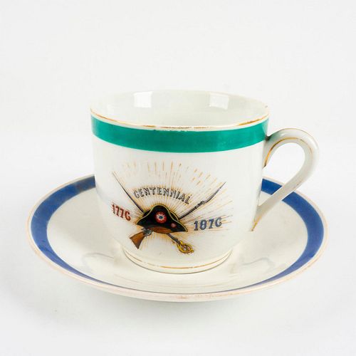 VINTAGE CENTENNIAL TEA CUP AND