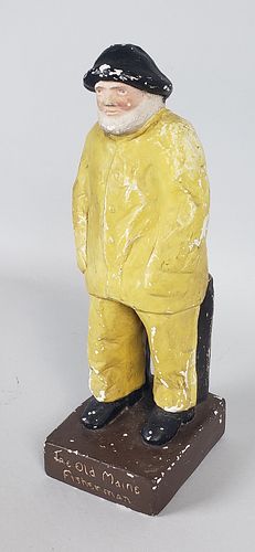 VINTAGE CHALKWARE FIGURAL OLD