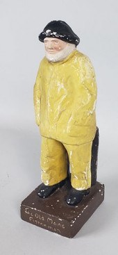 VINTAGE CHALKWARE FIGURAL OLD