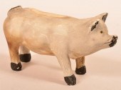 VINTAGE CHALKWARE FIGURE OF A