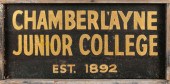 VINTAGE "CHAMBERLAYNE JUNIOR C