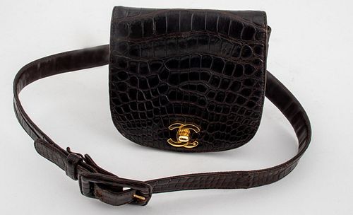VINTAGE CHANEL ALLIGATOR LEATHER