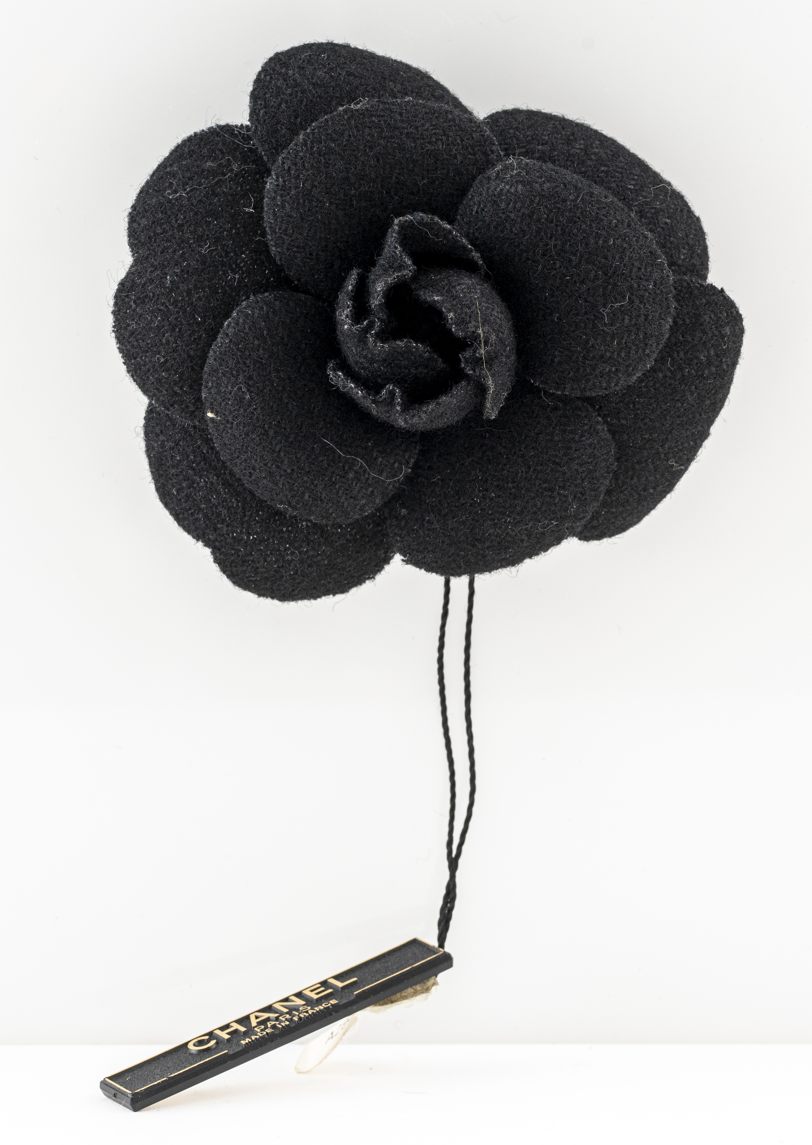 VINTAGE CHANEL BLACK CAMELLIA