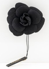 VINTAGE CHANEL BLACK CAMELLIA