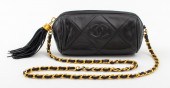 VINTAGE CHANEL BLACK QUILTED L