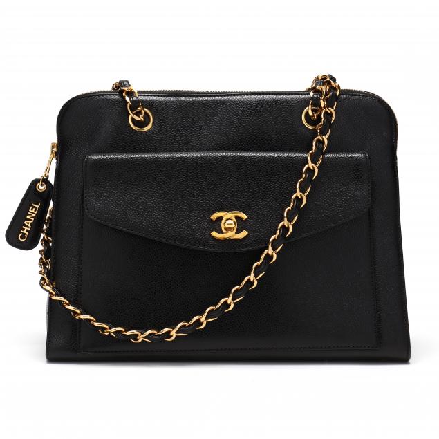VINTAGE CHANEL CAVIAR LEATHER