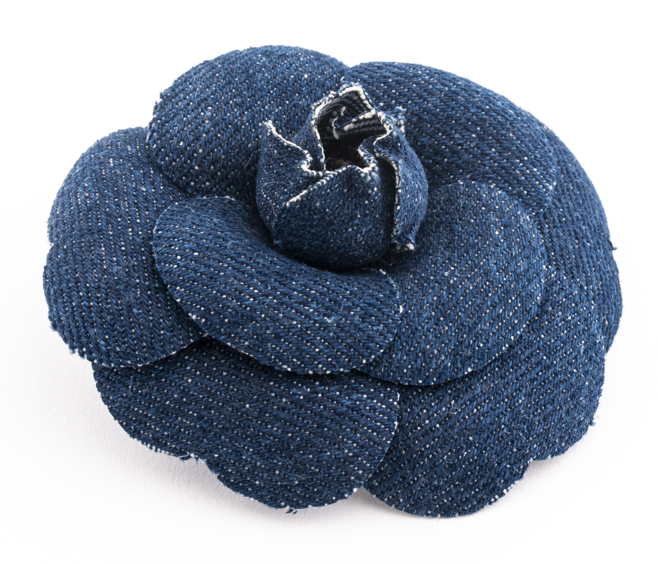VINTAGE CHANEL DENIM CAMELLIA